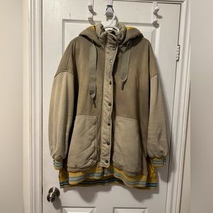 Free People All Star Stadium Quilted Jacket